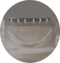 Lustre De Cristal Retangular Para Sala De Estar e Jantar