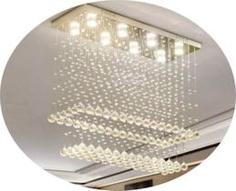 Lustre De Cristal, Retangular Sala De Jantar/estar