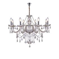 Lustre de cristal taschibra glam conhaque 8xe14