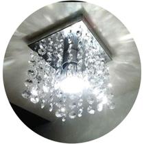 Lustre De Cristal Verdadeiro K9 14x14 Cm Sala Quarto ILUSTRE CRISTAIS Lustre De Cristal Verdadeiro K9 14x14 Cm Sala Quarto ILUSTRE CRISTAIS