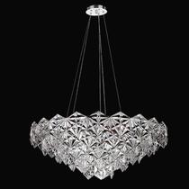 Lustre de Cristal Zara 9 Lâmpadas Bella Iluminação