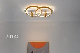 Lustre De Teto Anéis Duplo Luminária Plafon Spot Led 3 Em 1 Lustre De Teto Anéis Duplo Luminária Plafon Spot Led 3 Em 1