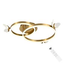 Lustre de Teto Borboleta com 2 Anéis c/controle