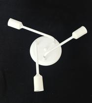 Lustre De Teto/Parede Industrial para 3 Lâmpadas - Plafon/Arandela Retrô Aranha Sputnik Cores