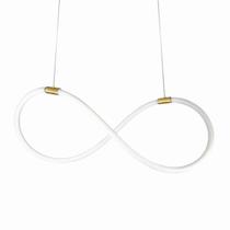 Lustre Design Moderno KNOT 38w - Silicon LED 3000K - OURO