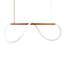 Lustre Design Moderno Rope 38w - Silicon LED 6000K - BRONZE