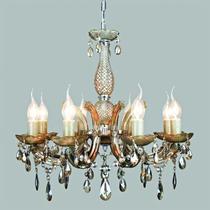 Lustre duchessa 56cmx56cm 8xe14 - cr/amb