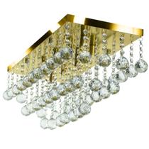 Lustre Egípcio Cleópatra Cristal Legítimo 60x25 Cm Dourado Lustre Egípcio Cleópatra Cristal Legítimo 60x25 Cm Dourado