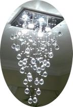 Lustre Em Cristais Sala De Jantar - Gt Lustres