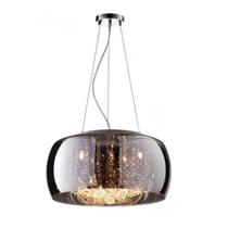 Lustre Em Cristal K5 Redondo Luxuoso Sala De Jantar 60w G9x3