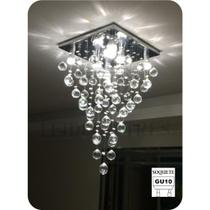 Lustre em cristal para sala quarto e banheiro 12cm 02 Lustre em cristal para sala quarto e banheiro 12cm 02