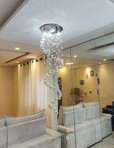 Lustre Espiral Para Vão De Escada Com 5 Lâmpadas Gu10 Bf Lustre Espiral Para Vão De Escada Com 5 Lâmpadas Gu10 Bf