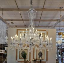 Lustre Estilo Baccarat Cristais 165cm Diametro Alto Padrão Lustre Estilo Baccarat Cristais 165cm Diametro Alto Padrão