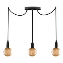 Lustre Estilo Moderno modelo aranha de 3 fios de 2 metros