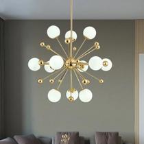 Lustre Estrela Dourada Smart Norte 80cm