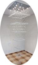 Lustre Grande De Cristal No Modelo Torre