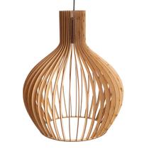 Lustre Grande Mdf Arabesco Design Moderno - Collore