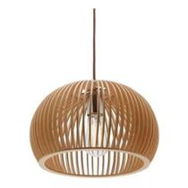 Lustre Grande Redondo Mdf - Moderno Para Todos Os Ambientes