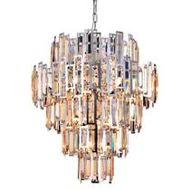 Lustre Hera Transparente Com Metal