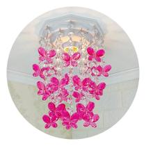 Lustre Infantil Decoração Quarto De Menina Bebê Borboletas