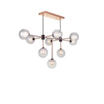Lustre Jabuticaba Pendente Para Sala Sputnik Manhattan Moderno 9 Lâmpadas Bivolt