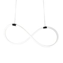 Lustre Knot Neon 40w - Silicon LED 3000K - PRETO Lustre Knot Neon 40w - Silicon LED 3000K - PRETO