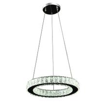 Lustre Led 20w Cristal K9 Redondo Quarto Sala Sala De Jantar