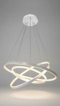 Lustre LED 3 Arcos Prata 89W Bivolt Lustre LED 3 Arcos Prata 89W Bivolt