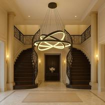 Lustre Led de 3 Arcos Preto Lustre Led de 3 Arcos Preto