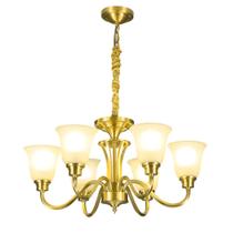 Lustre Lumiere Ouro 6 Braços E27 Bivolt DS9755 Delis