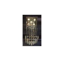 Lustre Luminaria 100cm Chuva Pingentes Gotas Cristal Formosa