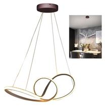 Lustre Luminaria Arco Infinito Aneis 3 em 1 Led 49W Quarto Cozinha Sala de Jantar Recepçao Comercial Residencial Luxo Decoraçao Ambiente Lustre Luminaria Arco Infinito Aneis 3 em 1 Led 49W Quarto Cozinha Sala de Jantar Recepçao Comercial Residencial Luxo Decoraçao Ambiente