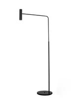 Lustre Luminária Coluna Tubo Abajur de Chão Cilindro Preto 704