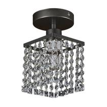 Lustre Luminária De Cristal Clássico Teto Sala Quarto 1x E27