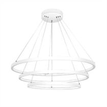 Lustre Luminária De Teto 3 Led Casa Decoração Luz Lampada