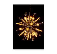 Lustre Luminaria Metal Dourado 86cm Estilo Espinhos Formosa Lustre Luminaria Metal Dourado 86cm Estilo Espinhos Formosa