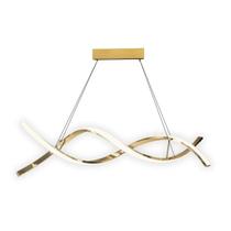 Lustre Luminaria Pendente DNA Espiral Molecular 36W Luxo Sala Moderna Decoraçao Mesa Teto Restaurante Cozinha Quarto Iluminaçao Loja Casa