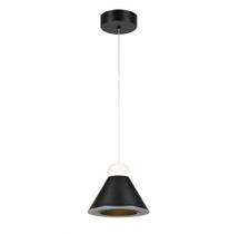 Lustre Luminária Pendente Led Cone 20cm - Elgin