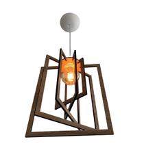 Lustre Luminária Pendente Sala Balcão Retangular Carvalho Lustre Luminária Pendente Sala Balcão Retangular Carvalho