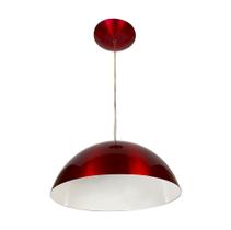 Lustre Luminária Pendente Utron Alumínio Meia Lua 30cm Cores Lustre Luminária Pendente Utron Alumínio Meia Lua 30cm Cores