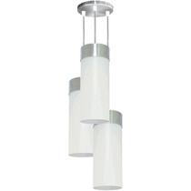 Lustre Luminária Pendente Utron Copo Triplo Translúcido E27