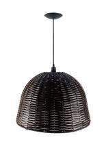 Lustre Luminária Pendente Utron Junco Taça Rústico 45cm Lustre Luminária Pendente Utron Junco Taça Rústico 45cm