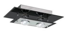 Lustre Luminária Plafon com 02 Vidros Para Sala Quarto Cozinha Utilizar 02 Lâmpadas de LED Lustre Luminária Plafon com 02 Vidros Para Sala Quarto Cozinha Utilizar 02 Lâmpadas de LED