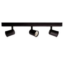 Lustre Luminária Trilho Eletrificado 3 Spots LED Direcionável Articulado E27 Bivolt Sala Quarto