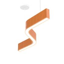 Lustre Madeira Grande Comprido Linear Z Slin 92cm - SNK 03 - Jequetiba - 3000K