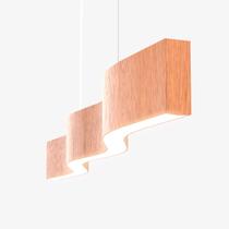 Lustre Madeira Retangular Linear LED Integrado 98cm -SNK 01 - JEQUETIBA BQ Lustre Madeira Retangular Linear LED Integrado 98cm -SNK 01 - JEQUETIBA BQ