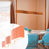 Lustre Madeira Retangular Linear LED Integrado 98cm -SNK01 - JEQUETIBA Lustre Madeira Retangular Linear LED Integrado 98cm -SNK01 - JEQUETIBA