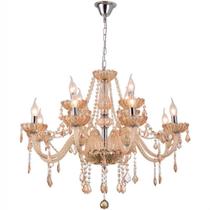 Lustre Maria Tereza Candelabro 12 Braços Champanhe Lustre Maria Tereza Candelabro 12 Braços Champanhe