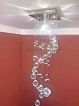 Lustre Modelo Espiral com Cristal Original com Preço De Fábrica