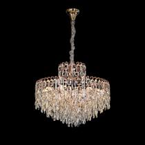 Lustre Moderno Cristal E Metal Menor Design Redondo Forma Se